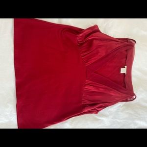 Paige red top perfect for the holidays